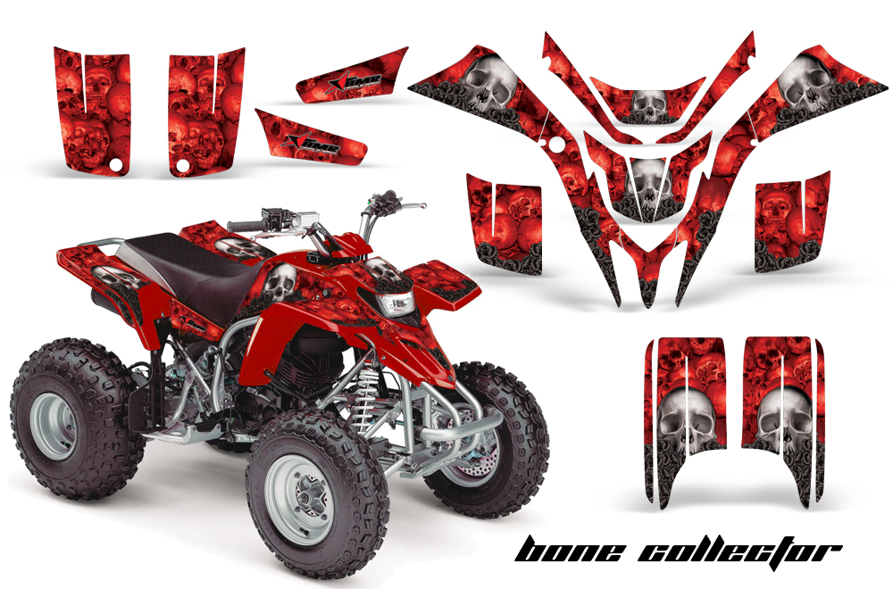 Yamaha Blaster Graphics Kit BoneCollector Red